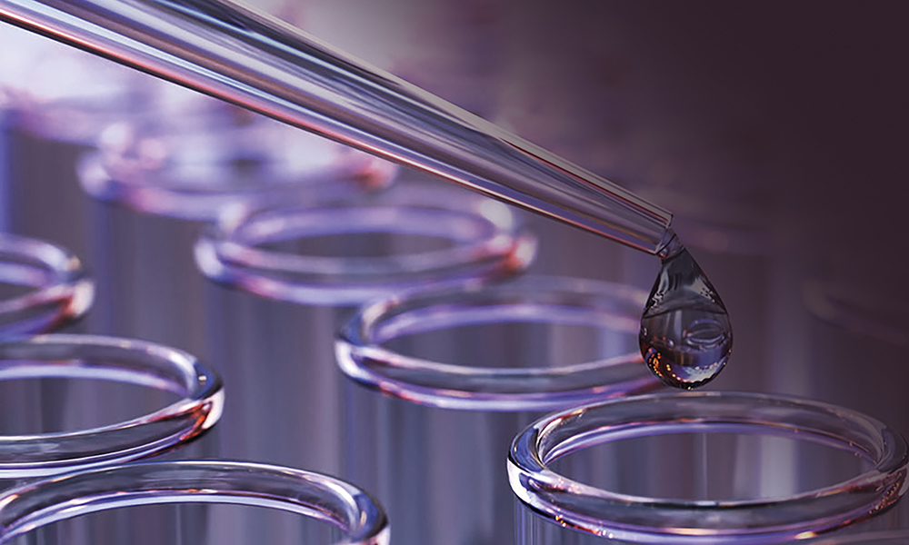 Testing Liquid From Glass Pipette - Credit: iStock