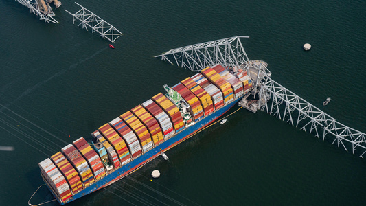baltimore bridge collapse - Credit: Getty - 2107856307