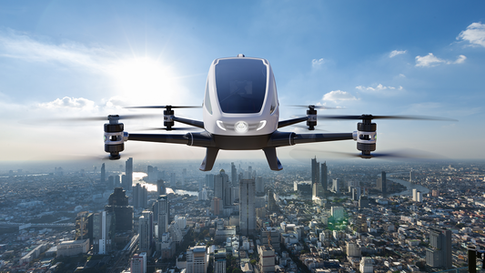 To better understand how passengers may experience future travel by air taxi, NASA researchers have carried out studies using a vertical motion simulator.  - Uncredited
