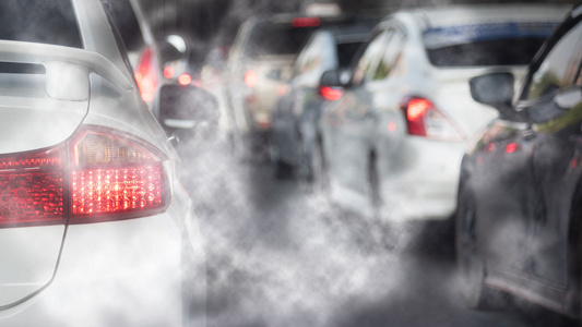 Air pollutants on UK pavements generated by diesel cars could be slashed by a third if car exhausts were positioned on the right, according to new research. - Uncredited