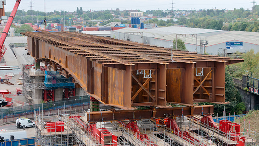 hs2 lawley middleway bridge - Credit: HS2