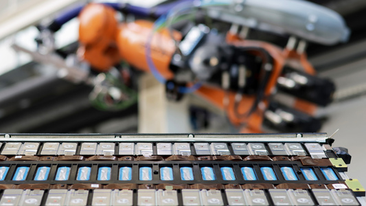 Germany-based project aims to give EV traction batteries a second life as energy storage, avoiding costly shredding. - Uncredited
