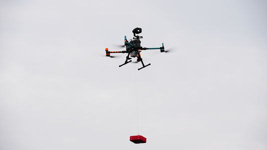 Simulation study proves drones can deliver defibrillators to cardiac arrest patients in remote areas. - Uncredited
