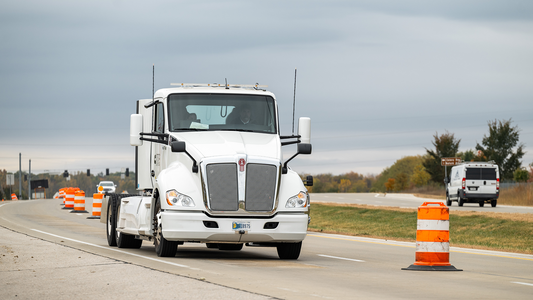 Large commercial electric vehicles have been wirelessly recharged at speed during a new electrified highway demonstration in the US. - Uncredited