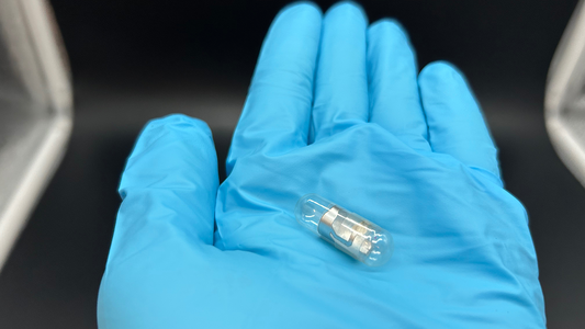 Tiny biodegradable antennas in capsules reveal exactly when medication is taken - Uncredited