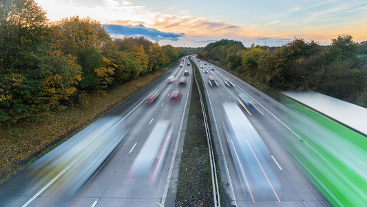 A new toll road under construction in Central Florida will include a pilot stretch of electrified roadway that wirelessly charges EVs as they drive over it at speed. - Uncredited