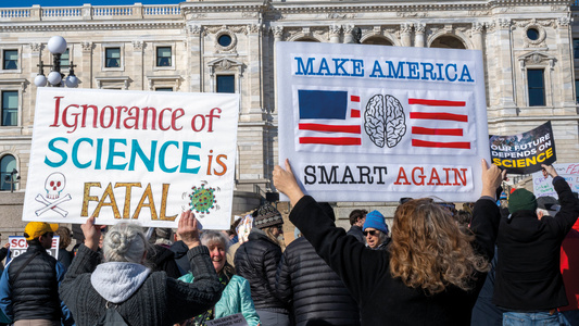 Trump science - Credit: Getty - 2205584372