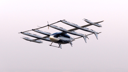 Chinese startup AutoFlight successfully conducted a transition flight with its 5-tonne-class electric vertical take-off and landing (eVTOL) aircraft. - Uncredited