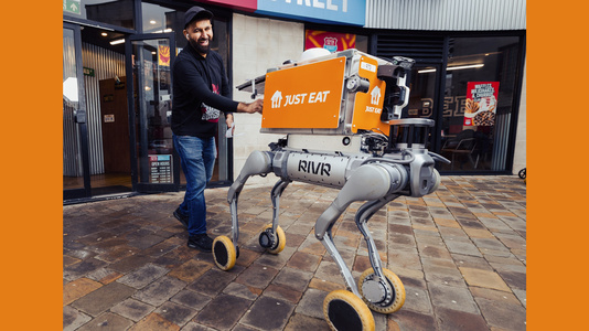  Just Eat robot delivery dog