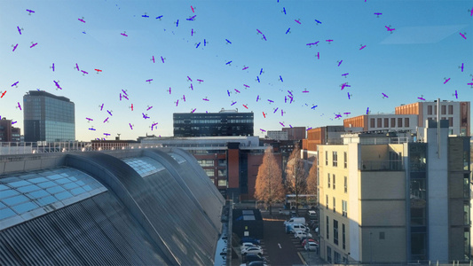 earth satellite space debris - Credit: Conor Marsh and Rufus Clark