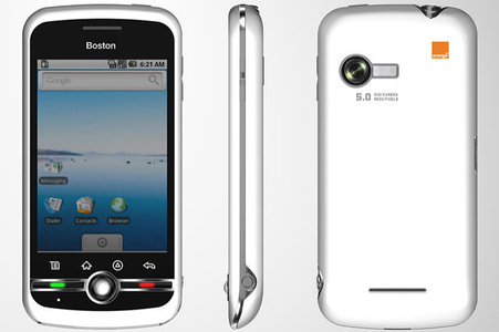 Orange Boston smartphone.