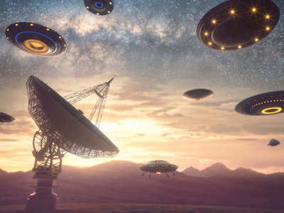 Antenna detecting several UFOs (Image credit: Foto 184907749 &copy; Kts | Dreamstime.com)