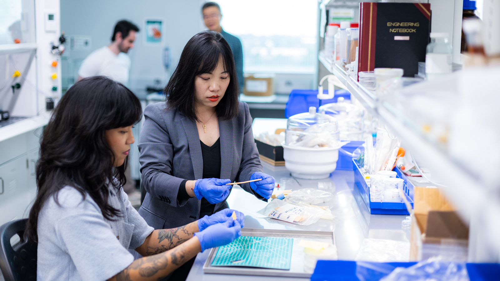 A wood-based material that can store and release heat could help keep building temperatures comfortable without using electricity, according to a new study. - Uncredited