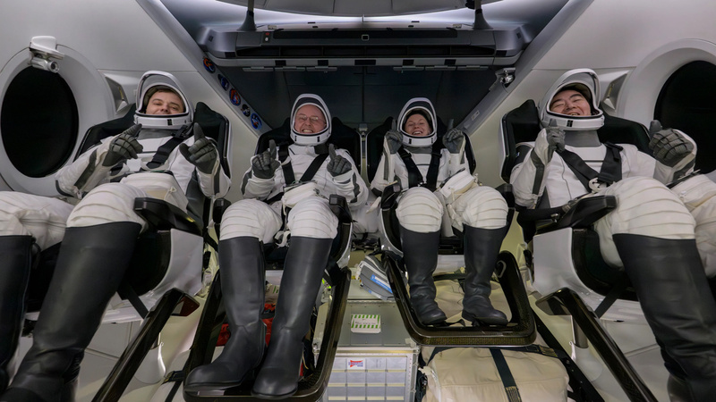 Nasa astronauts land back on Earth early after health concern on the ISS