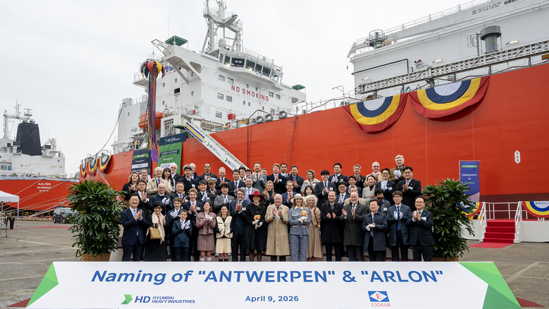 World’s first ammonia-powered ships launched in South Korea